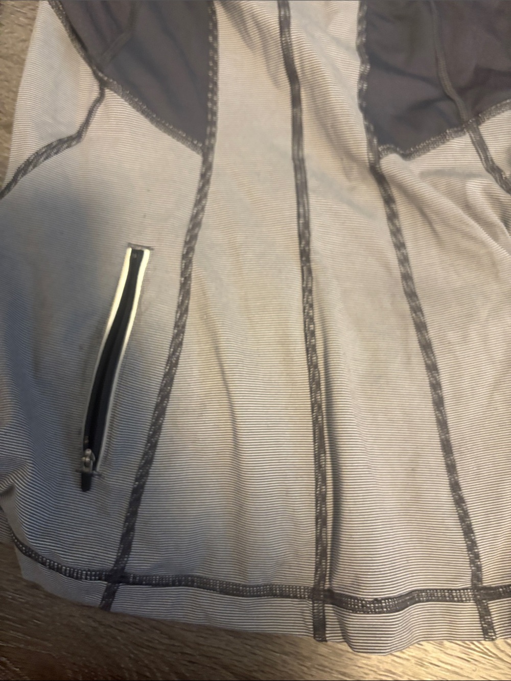 lululemon athletica Light Gray Quarter-Zip Active Jacket - Picture 7 of 8